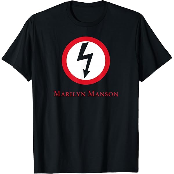 Amazon | Marilyn Manson Flag and Logo Tシャツ | Tシャツ